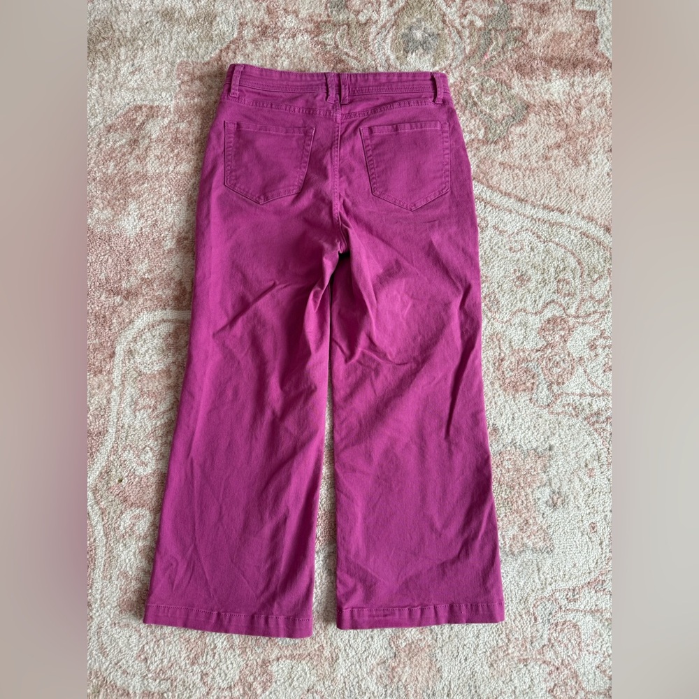 Draper James Pink Demin Ankle Crop - Picture 2 of 4